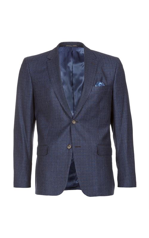 Angelotti Check Blazer Navy 50 