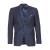 Angelotti Check Blazer Navy 50 