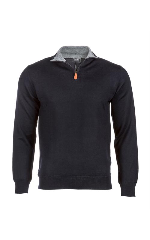 Gio Merino½ Zip Navy L 