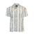 Ramie Shirt SS White Stripe L 