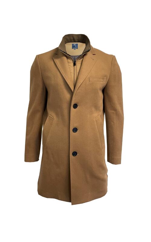 Abrigo Coat Camel 50 