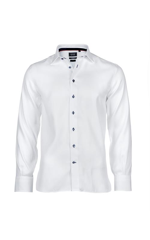 Gio Non Iron Shirt LS White L 