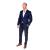 Oscar suit tailor fit Cobalt 42 